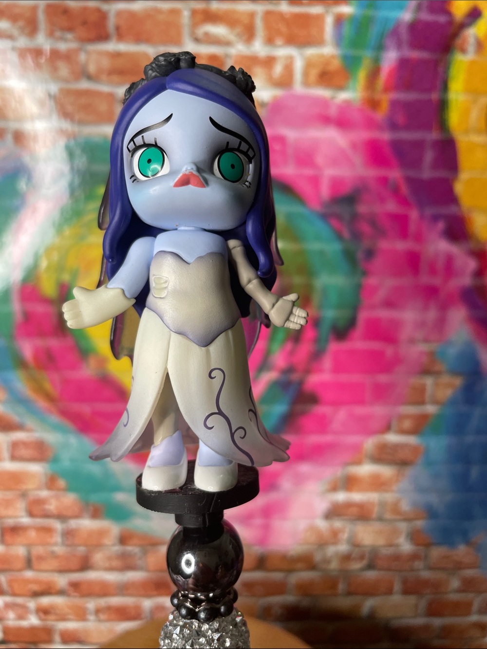 Purple Ghost Princess Doll Figure - Collectible Pen